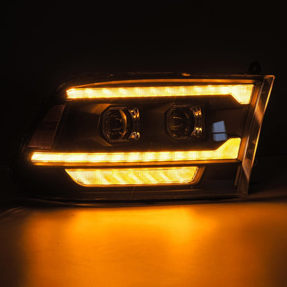 09-18 Ram Truck (MK II 5th Gen 2500 Style) LUXX-Series LED Projector Headlights Black - view 5