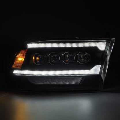 09-18 Ram Truck (MK II 5th Gen 2500 Style) NOVA-Series LED Projector Headlights Black - view 6