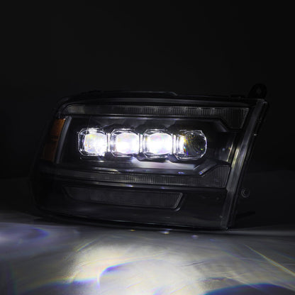 09-18 Ram Truck (MK II 5th Gen 2500 Style) NOVA-Series LED Projector Headlights Black - view 4