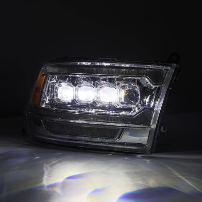 09-18 Ram Truck (MK II 5th Gen 2500 Style) NOVA-Series LED Projector Headlights Chrome - view 4