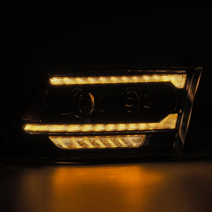 09-18 Ram Truck (MK II 5th Gen 2500 Style) PRO-Series Halogen Projector Headlights Alpha-Black - view 5