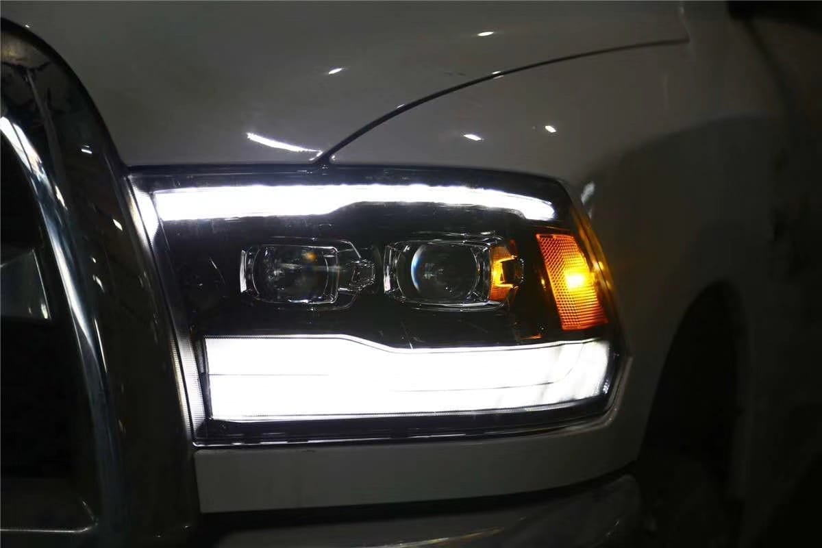 09-18 Ram Truck MK II PRO-Series Halogen Projector Headlights Chrome - view 6