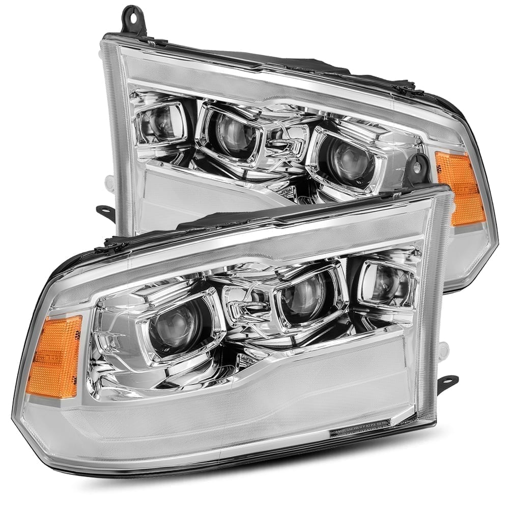 09-18 Ram Truck MK II PRO-Series Halogen Projector Headlights Chrome - view 1