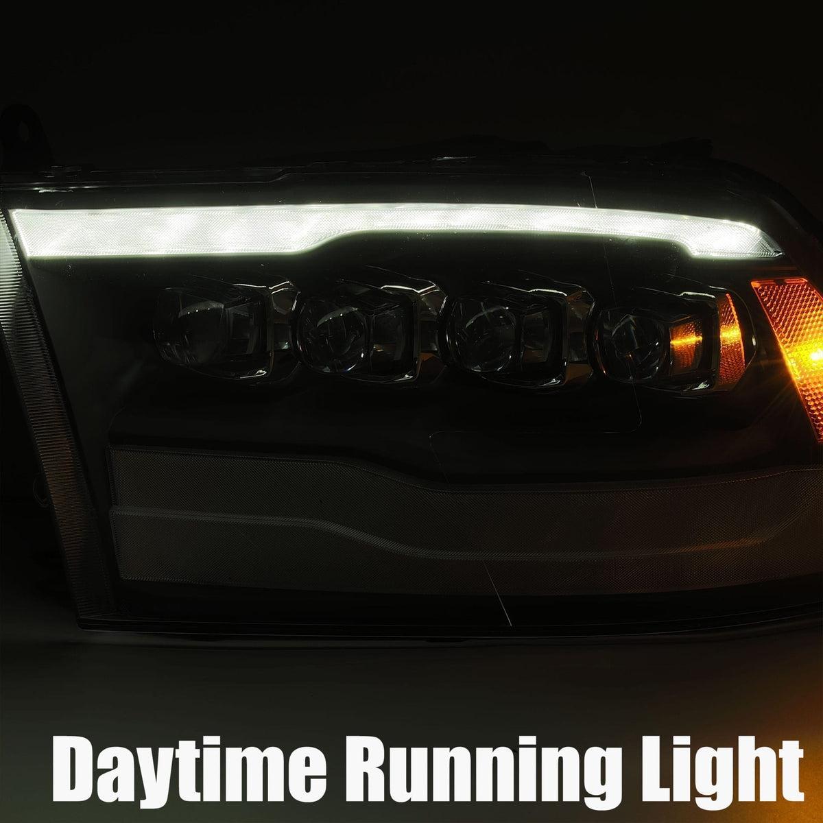 09-18 Ram Truck NOVA-Series LED Projector Headlights Alpha-Black - view 8