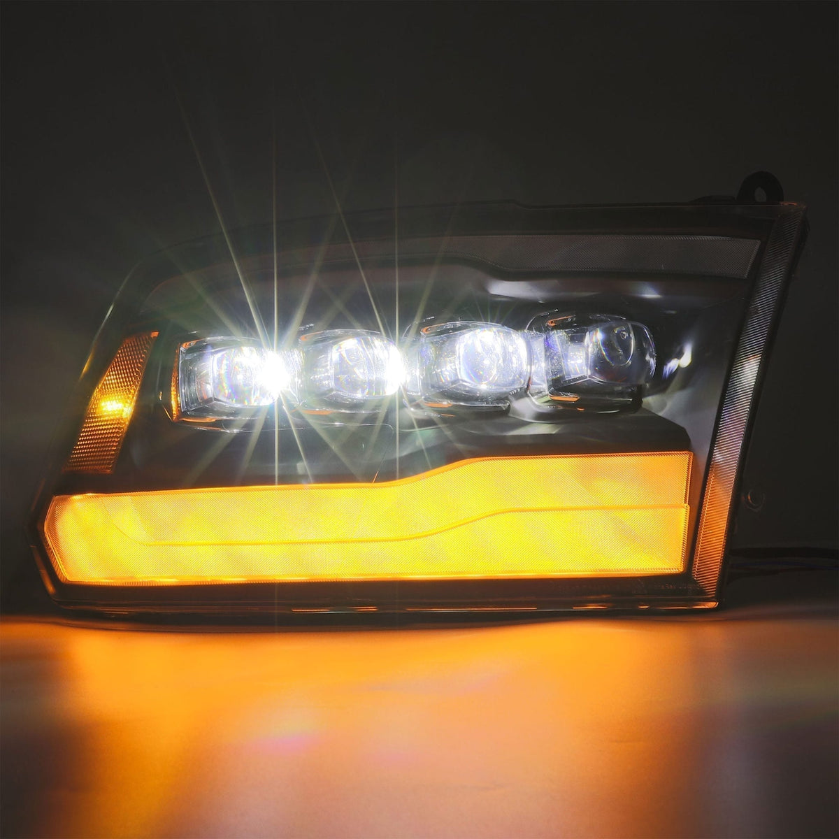 09-18 Ram Truck NOVA-Series LED Projector Headlights Alpha-Black - view 10