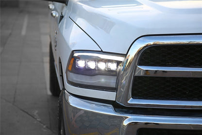 09-18 Ram Truck NOVA-Series LED Projector Headlights Chrome - view 9