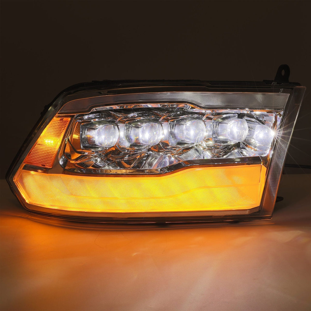09-18 Ram Truck NOVA-Series LED Projector Headlights Chrome - view 14