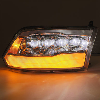 09-18 Ram Truck NOVA-Series LED Projector Headlights Chrome - view 14