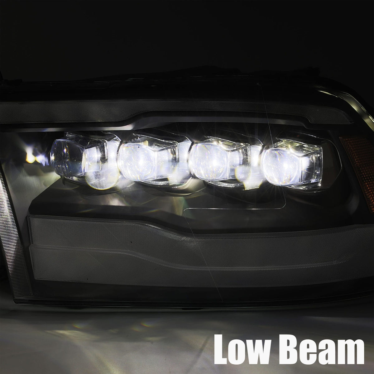 09-18 Ram Truck NOVA-Series LED Projector Headlights Chrome - view 10