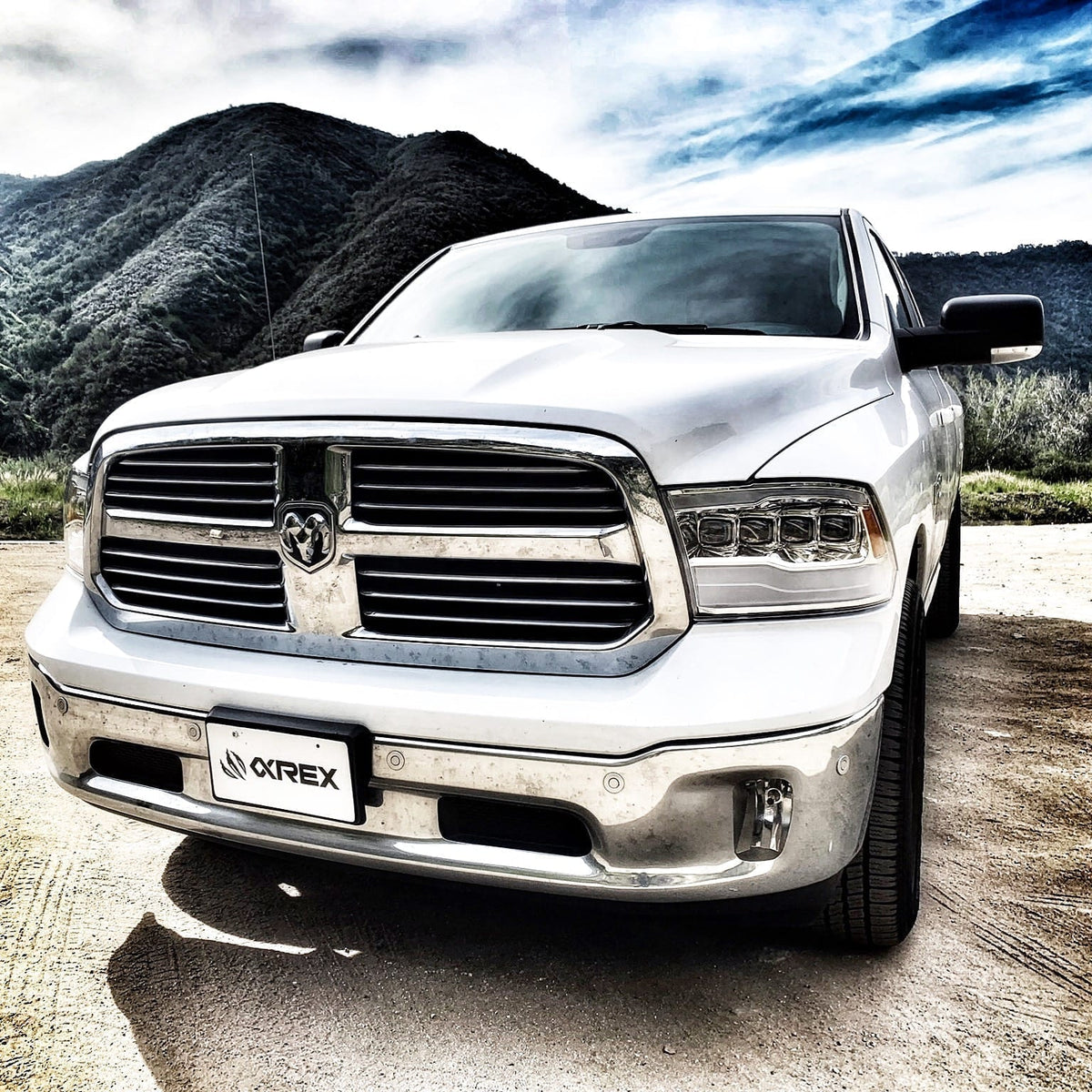 09-18 Ram Truck NOVA-Series LED Projector Headlights Chrome - view 4