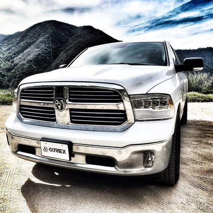 09-18 Ram Truck NOVA-Series LED Projector Headlights Chrome - view 4