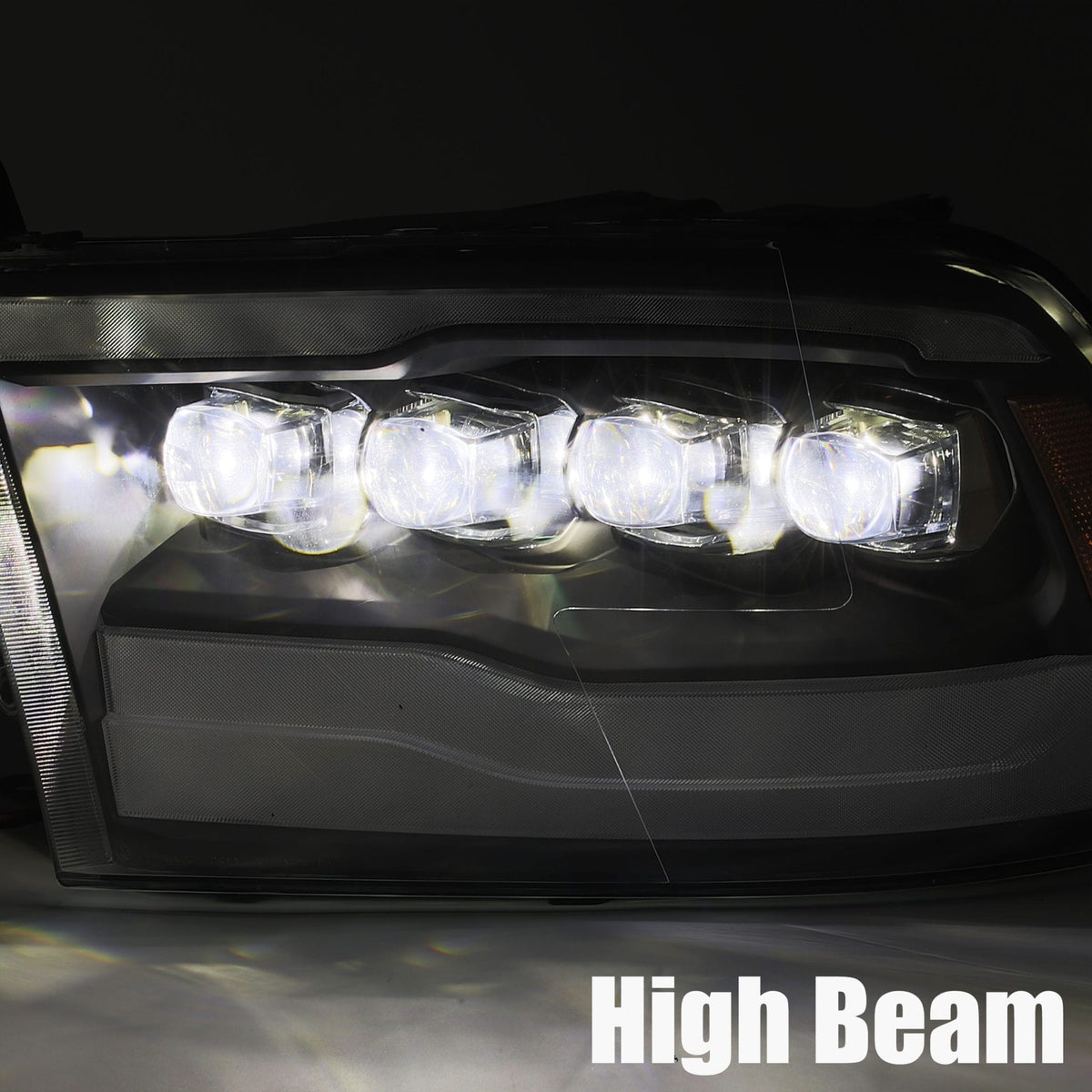 09-18 Ram Truck NOVA-Series LED Projector Headlights Chrome - view 11