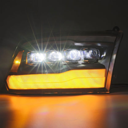 09-18 Ram Truck NOVA-Series LED Projector Headlights Jet Black - view 9