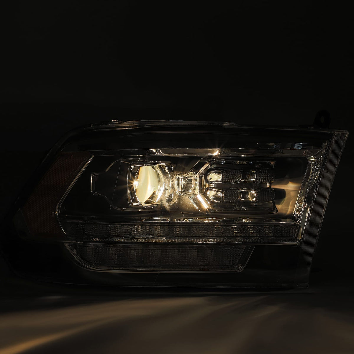 09-18 Ram Truck PRO-Series (5th Gen 2500 Style) Projector Headlights Black - view 10
