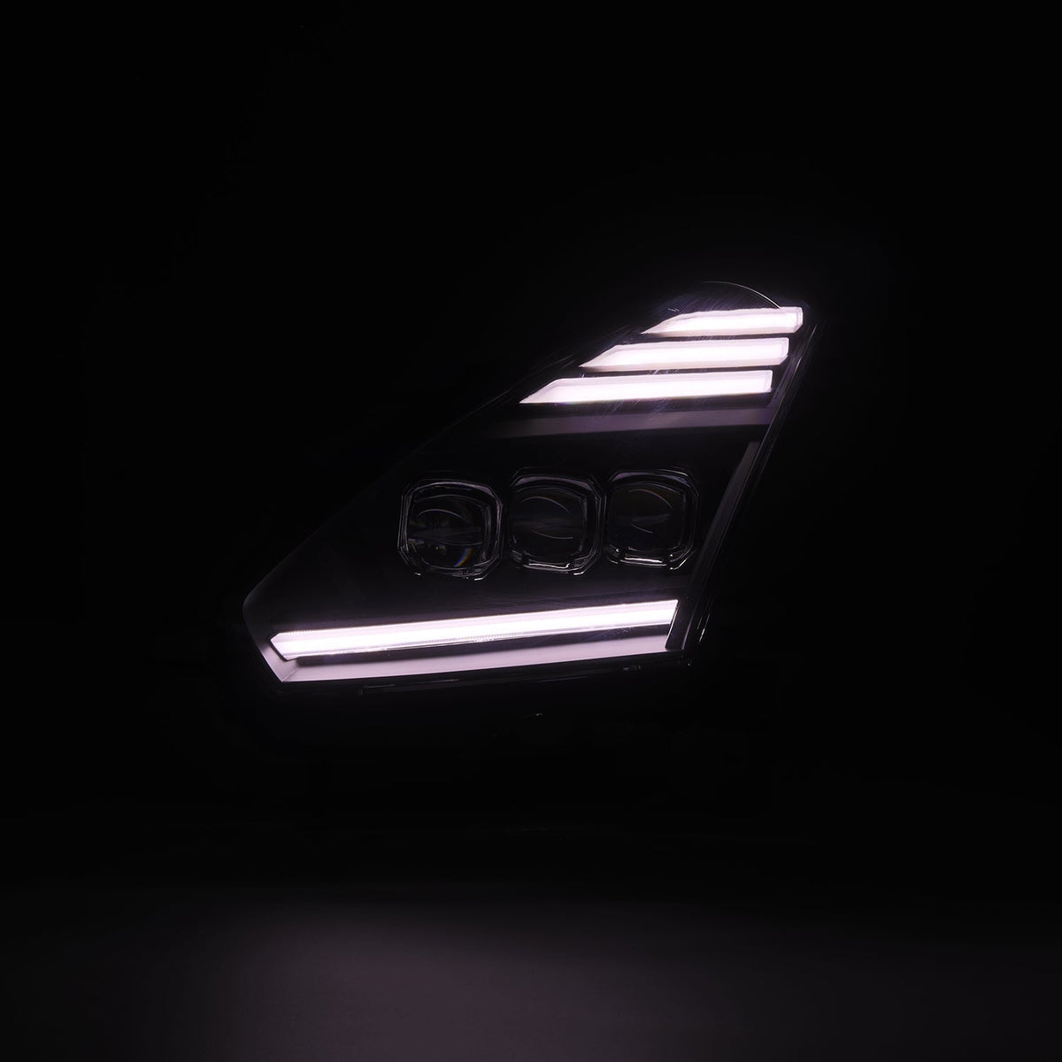09-25 Nissan GT-R NOVA-Series LED Projector Headlights Black - view 8