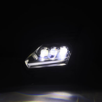 09-25 Nissan GT-R NOVA-Series LED Projector Headlights Black - view 11