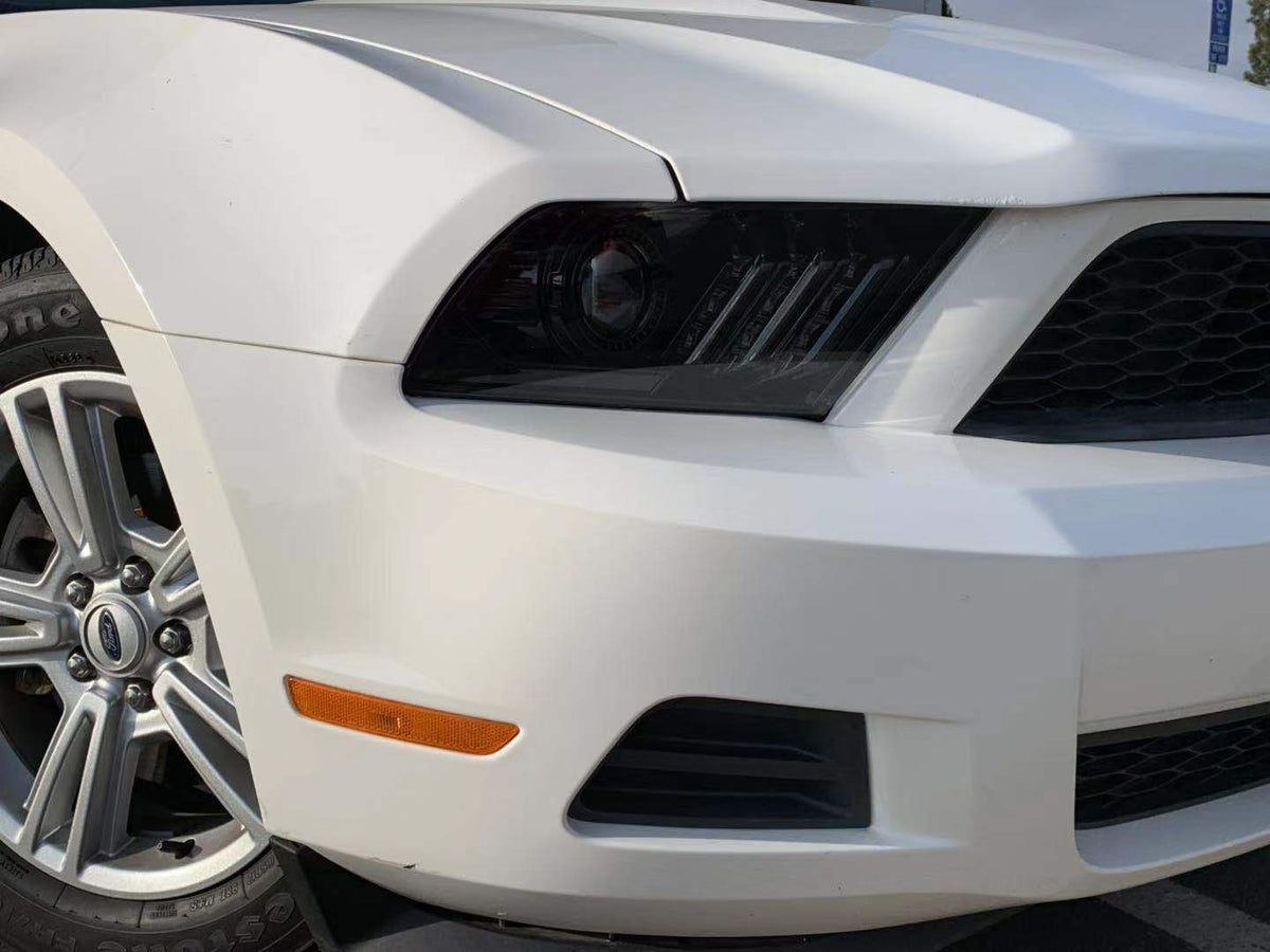 13-14 Ford Mustang LUXX-Series LED Projector Headlights Alpha-Black - view 17