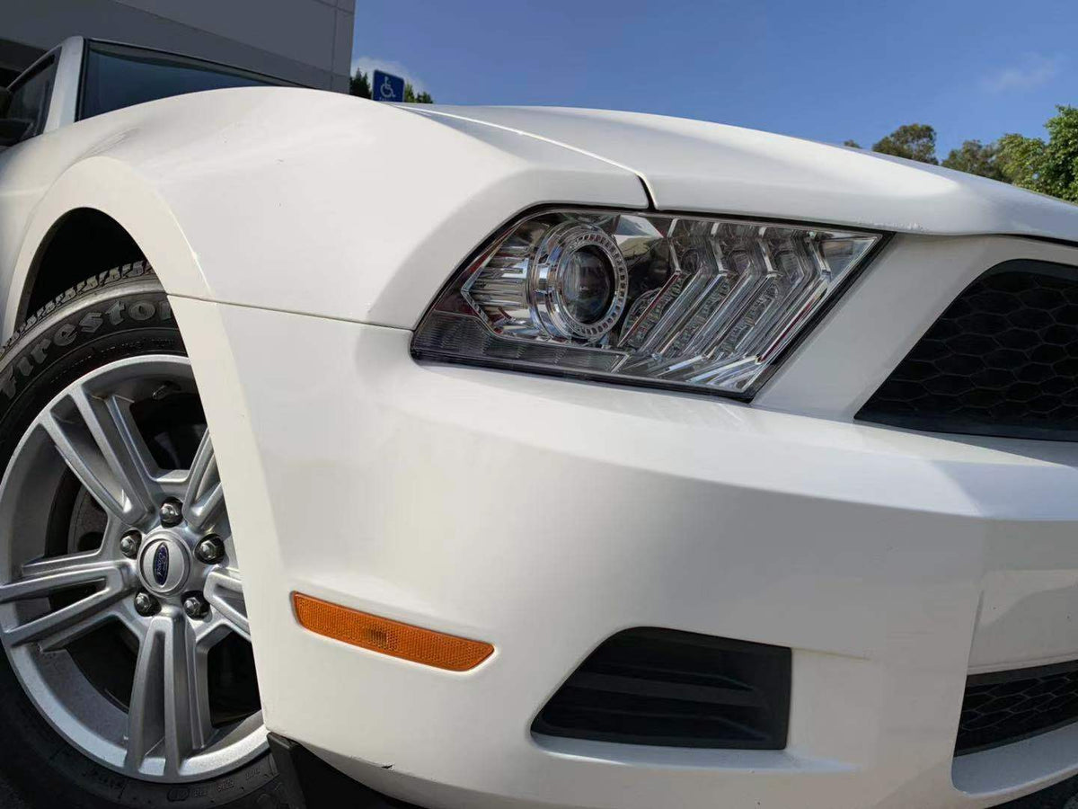 13-14 Ford Mustang LUXX-Series LED Projector Headlights Chrome - view 19