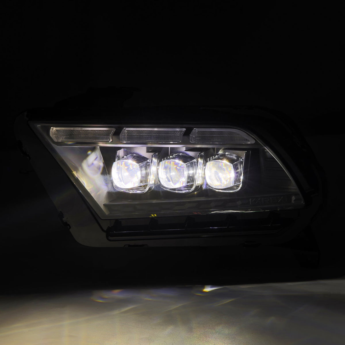 10-12 Ford Mustang MK II NOVA-Series LED Projector Headlights Alpha-Black - view 9