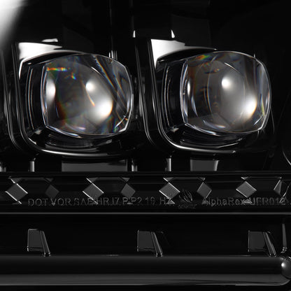 10-12 Ford Mustang MK II NOVA-Series LED Projector Headlights Alpha-Black - view 10