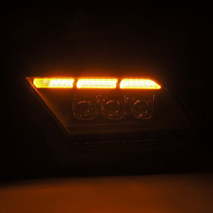 10-12 Ford Mustang MK II NOVA-Series LED Projector Headlights Black - view 8