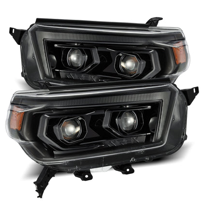 10-13 Toyota 4Runner LUXX-Series Projector Headlights Alpha-Black - view 1