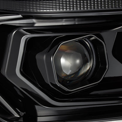 10-13 Toyota 4Runner LUXX-Series Projector Headlights Alpha-Black - view 8
