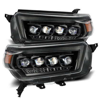 10-13 Toyota 4Runner NOVA-Series LED Projector Headlights Alpha-Black - view 1