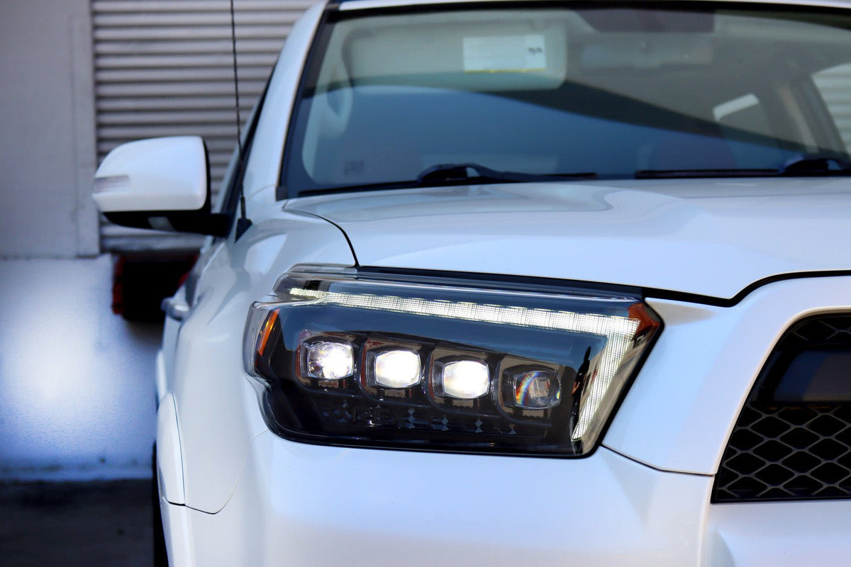 10-13 Toyota 4Runner NOVA-Series LED Projector Headlights Alpha-Black - view 3