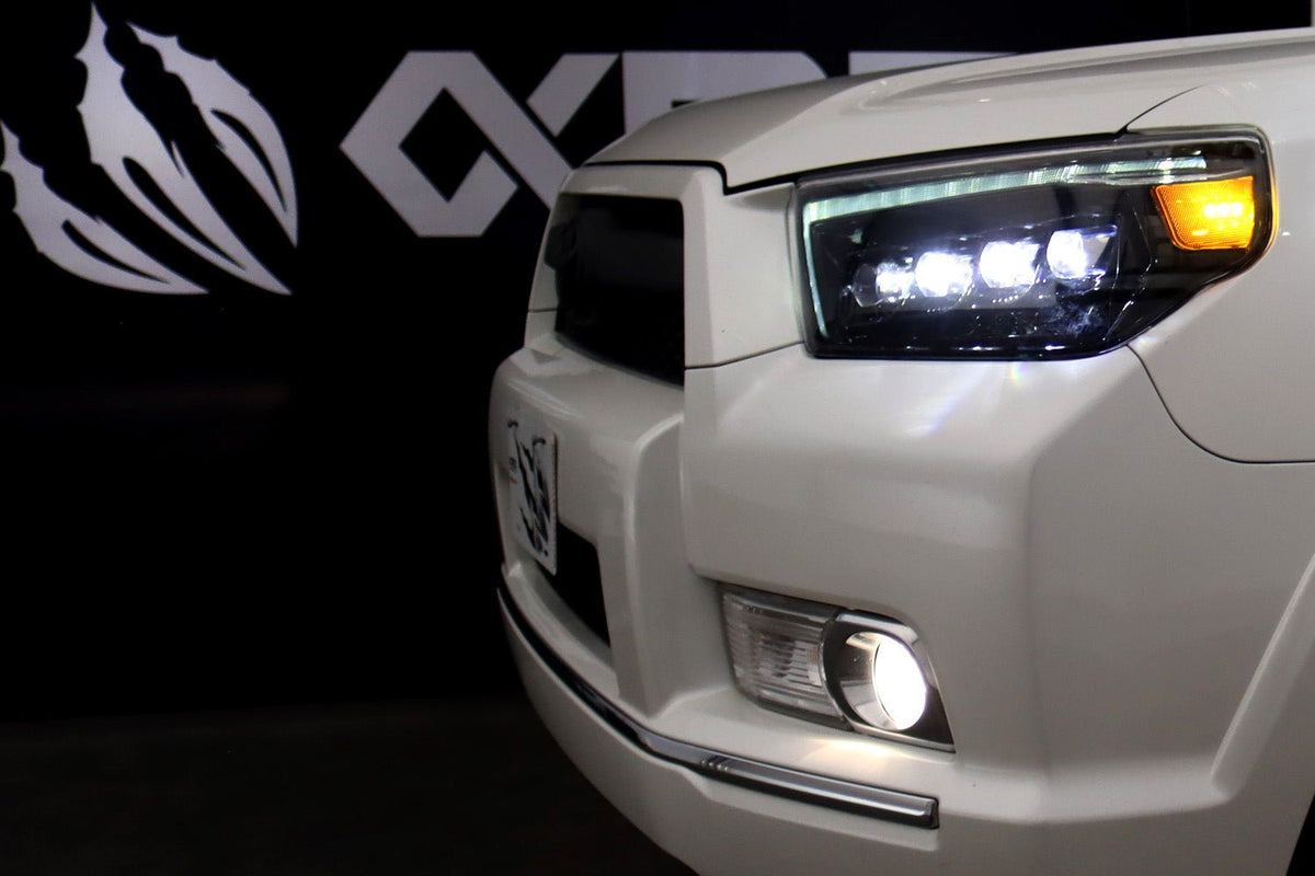 10-13 Toyota 4Runner NOVA-Series LED Projector Headlights Alpha-Black - view 4
