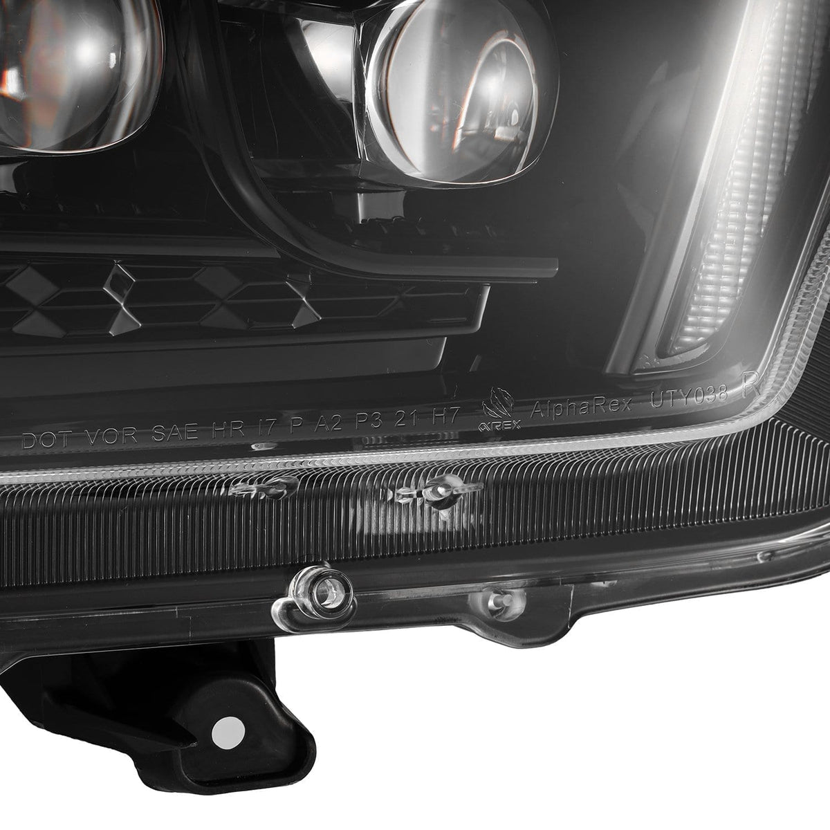 10-13 Toyota 4Runner NOVA-Series LED Projector Headlights Alpha-Black - view 12
