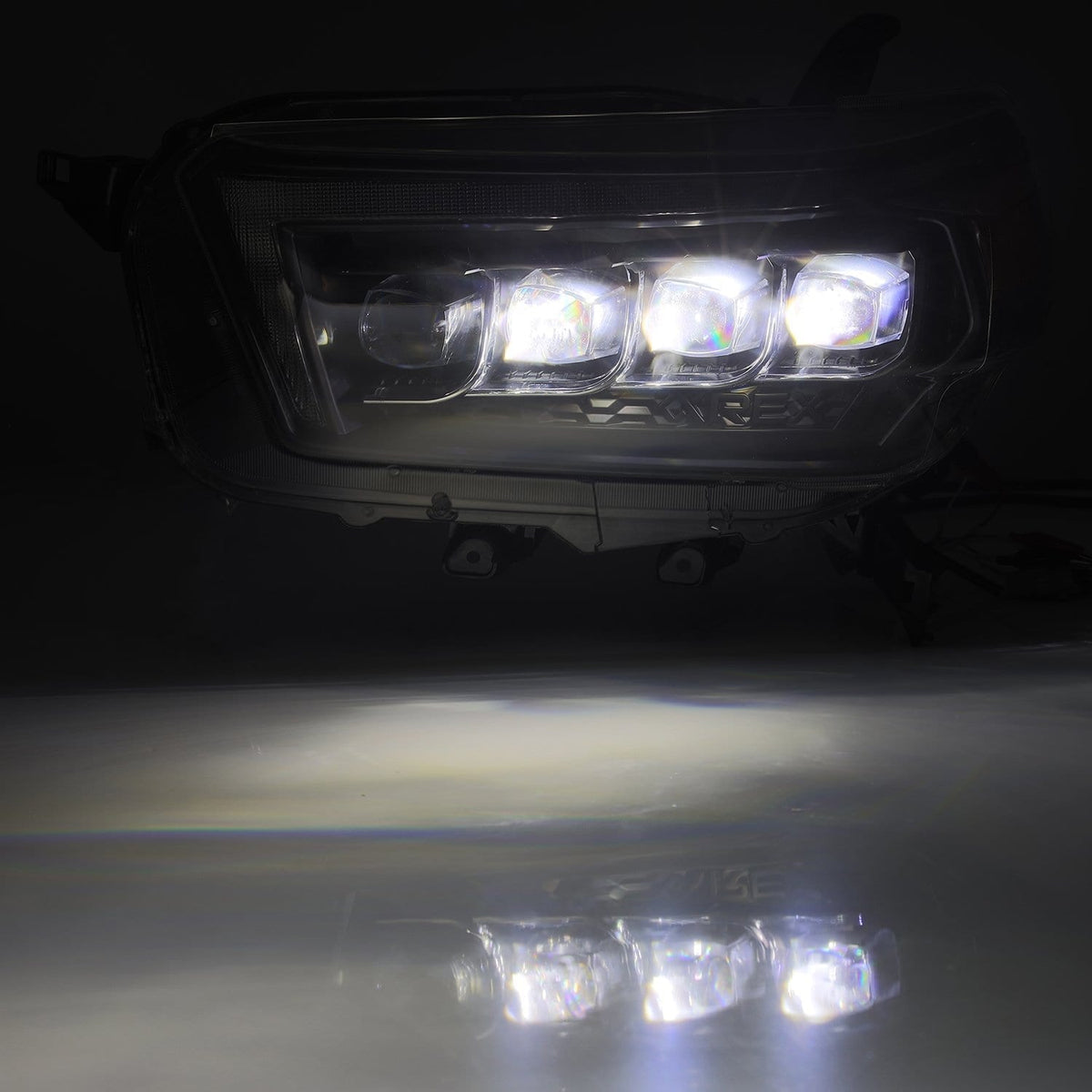 10-13 Toyota 4Runner NOVA-Series LED Projector Headlights Black - view 5