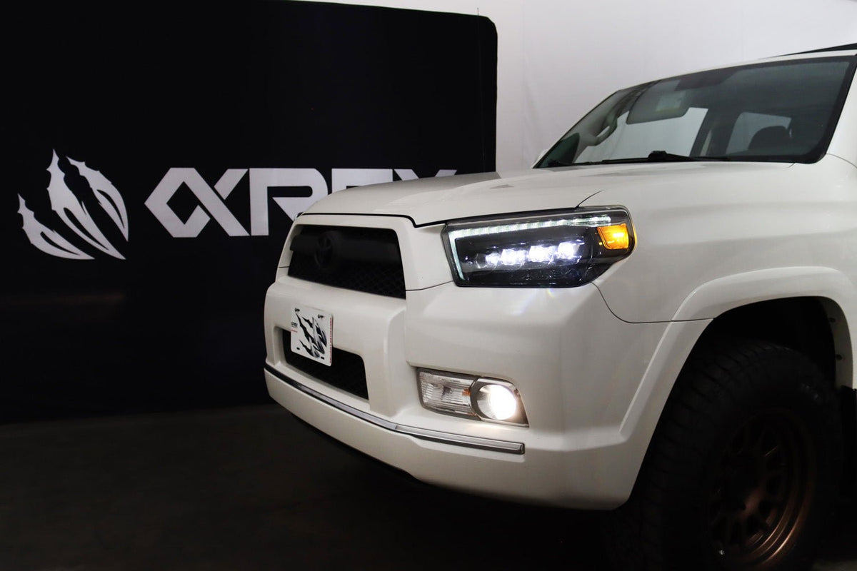 10-13 Toyota 4Runner NOVA-Series LED Projector Headlights Black - view 3