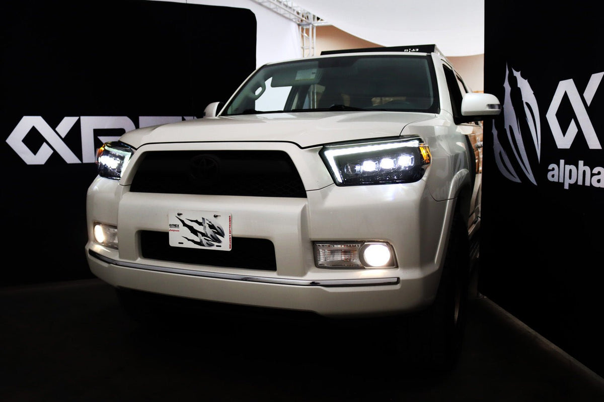 10-13 Toyota 4Runner NOVA-Series LED Projector Headlights Black - view 2