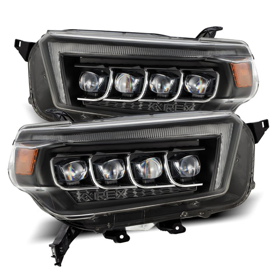 10-13 Toyota 4Runner NOVA-Series LED Projector Headlights Black - view 1