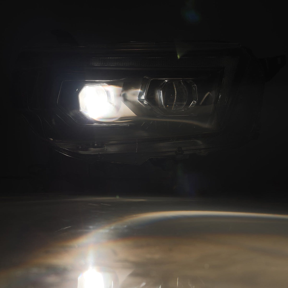 10-13 Toyota 4Runner PRO-Series Halogen Projector Headlights Alpha-Black - view 6