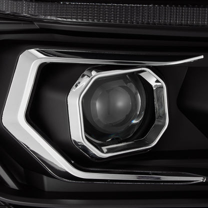 10-13 Toyota 4Runner PRO-Series Halogen Projector Headlights Black - view 3