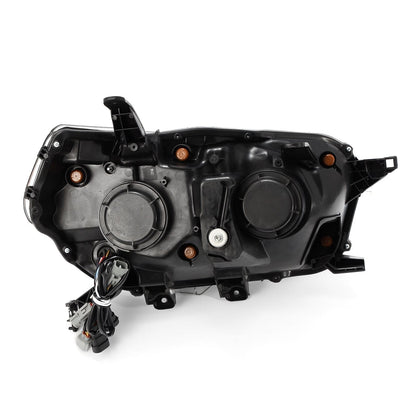 10-13 Toyota 4Runner PRO-Series Halogen Projector Headlights Black - view 8