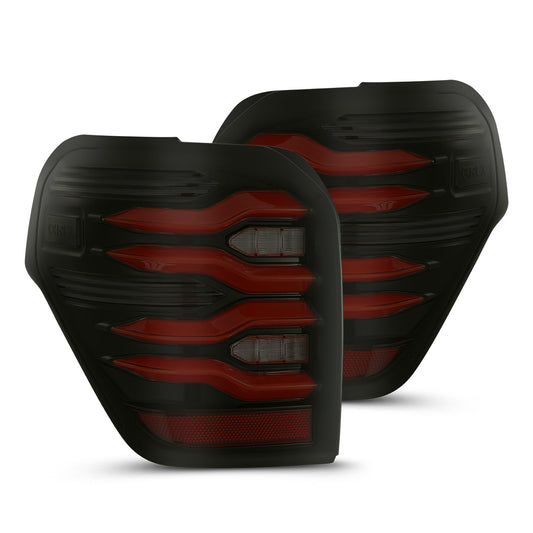 10-24 Toyota 4Runner LUXX-Series LED Tail Lights Black-Red - view 1