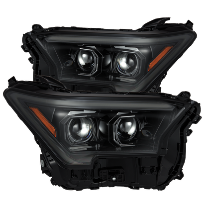 24-26 Toyota Tacoma / 25-26 4Runner LUXX-Series LED Projector Headlights Alpha-Black - view 1
