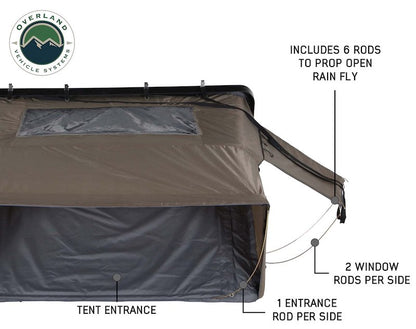 OVS BUSHVELD Hard Shell Roof Top Tent - 2 Person