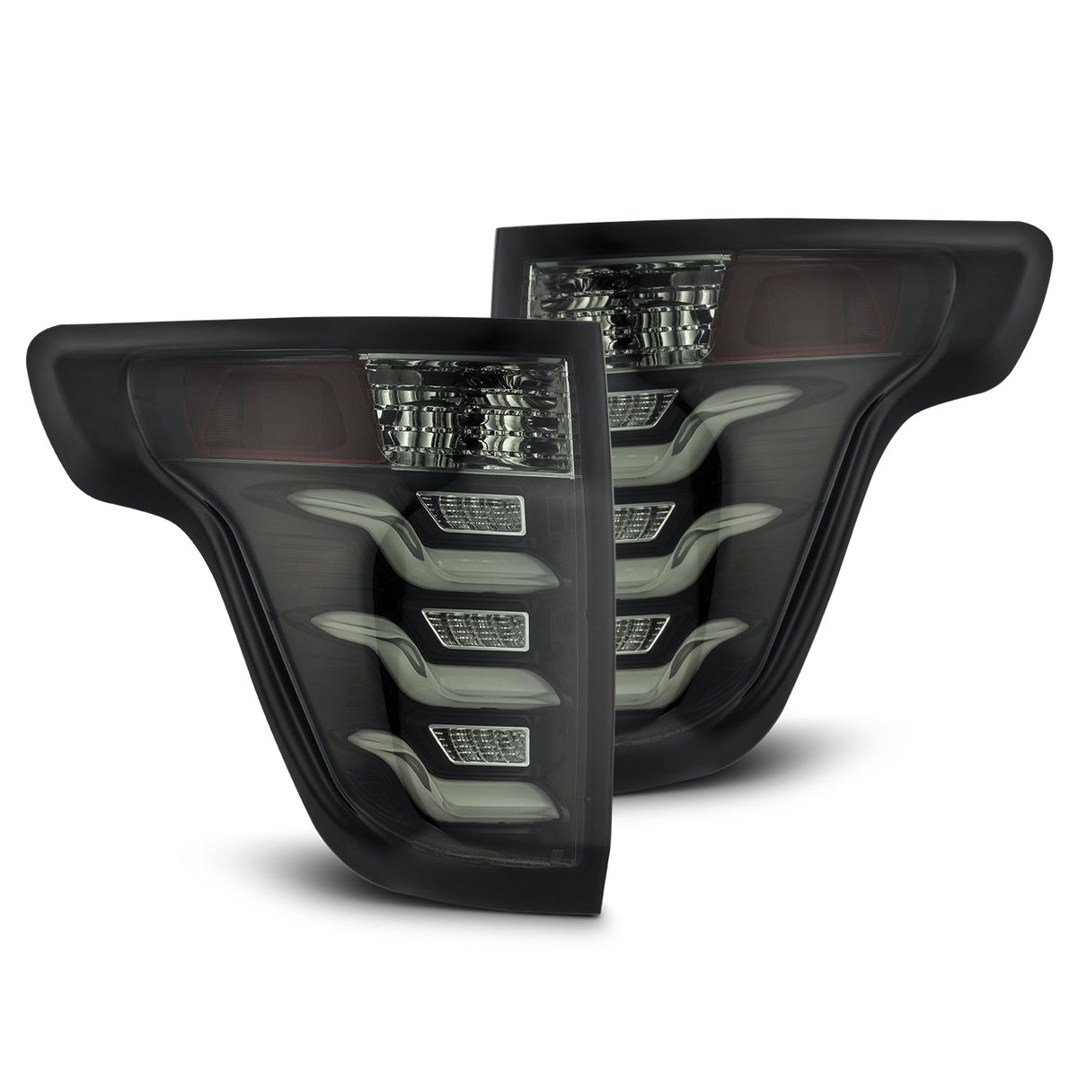 11-15 Ford Explorer PRO-Series LED Tail Lights Jet Black - view 1