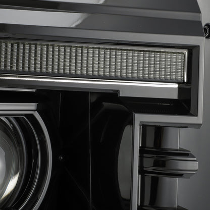 11-16 Ford Super Duty LUXX-Series LED Projector Headlights Alpha-Black - view 3