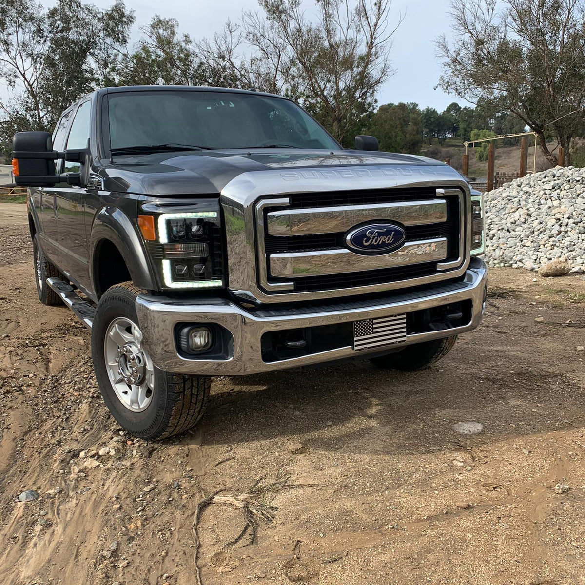 11-16 Ford Super Duty NOVA-Series LED Projector Headlights Black - view 14