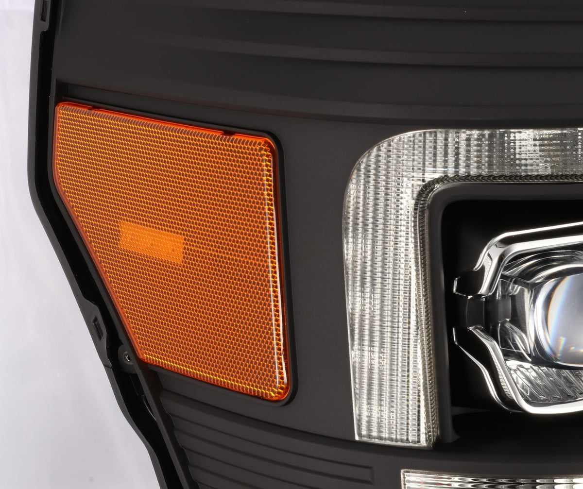 11-16 Ford Super Duty NOVA-Series LED Projector Headlights Black - view 3