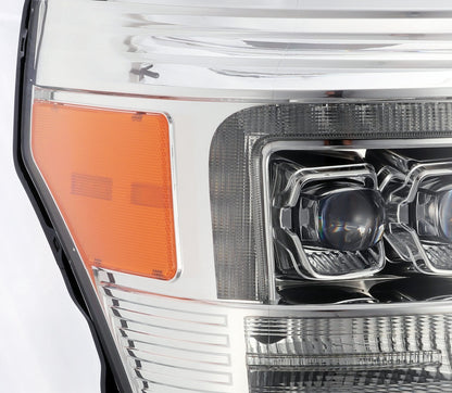 11-16 Ford Super Duty NOVA-Series LED Projector Headlights Chrome - view 3