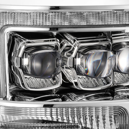 11-16 Ford Super Duty NOVA-Series LED Projector Headlights Chrome - view 2