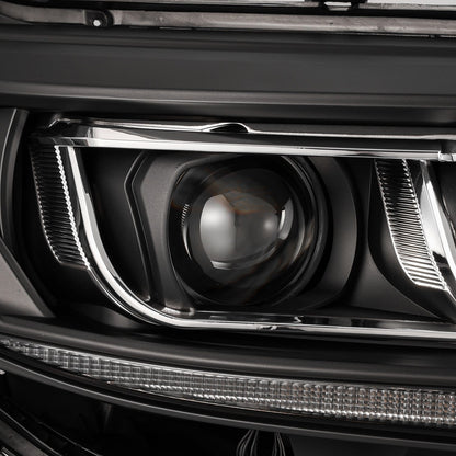 11-20 Toyota Sienna LUXX-Series Projector Headlights Black - view 7