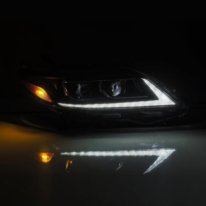 11-20 Toyota Sienna LUXX-Series Projector Headlights Black - view 6