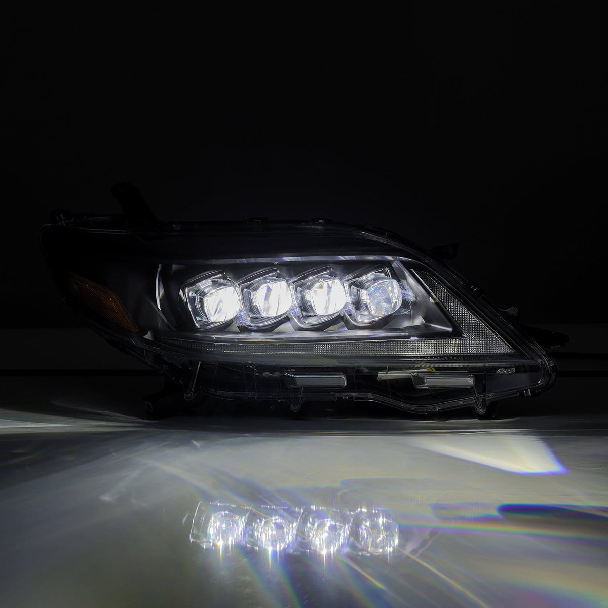 11-20 Toyota Sienna NOVA-Series LED Projector Headlights Black - view 4